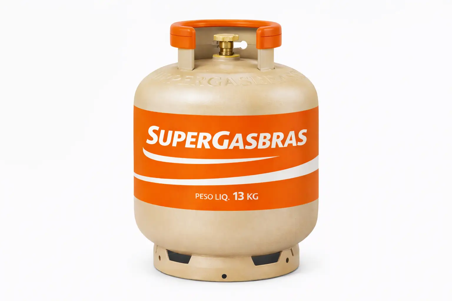 Botijão 13kg Supergasbras (P13)